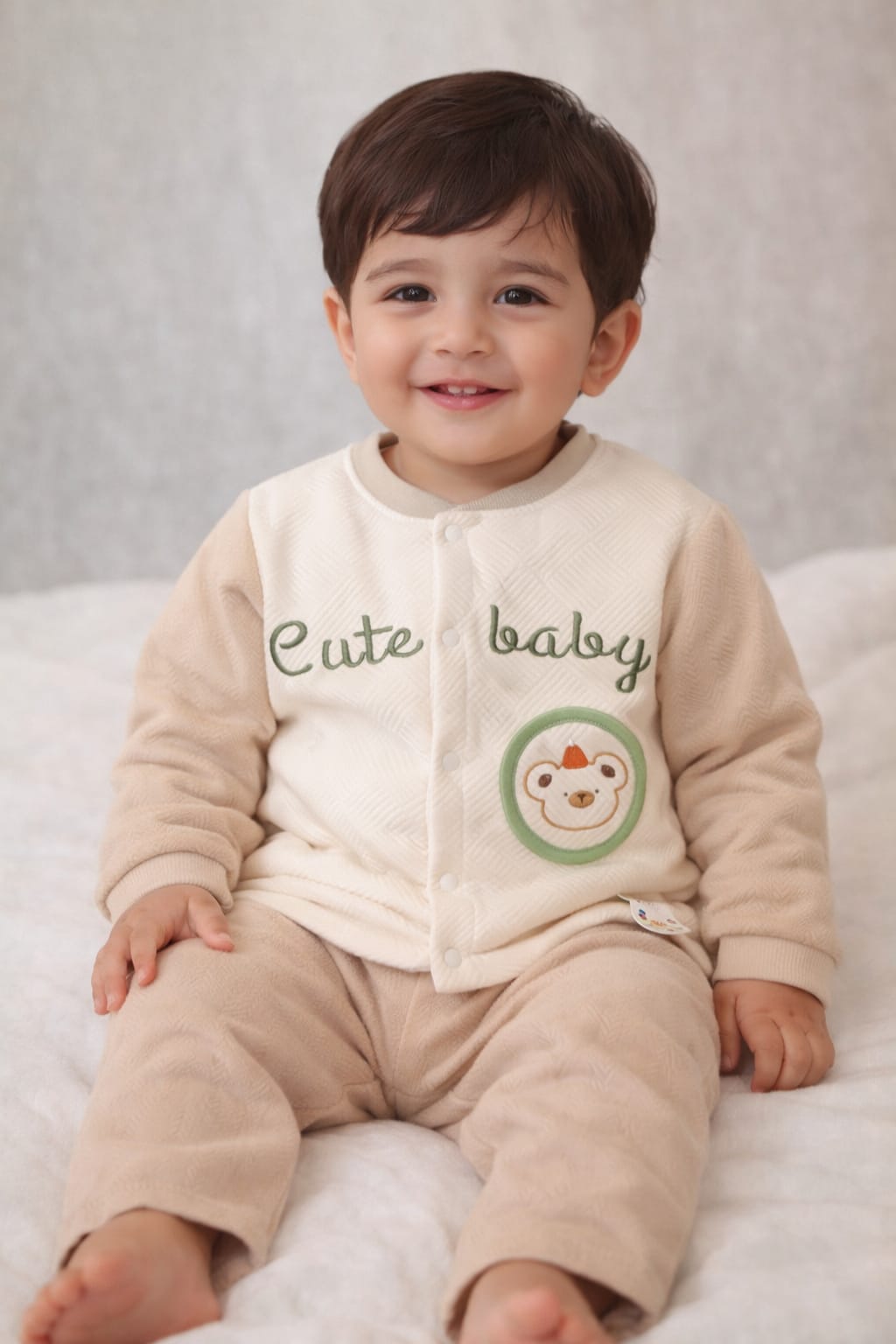 Baby Off White long-sleeved top and pant
