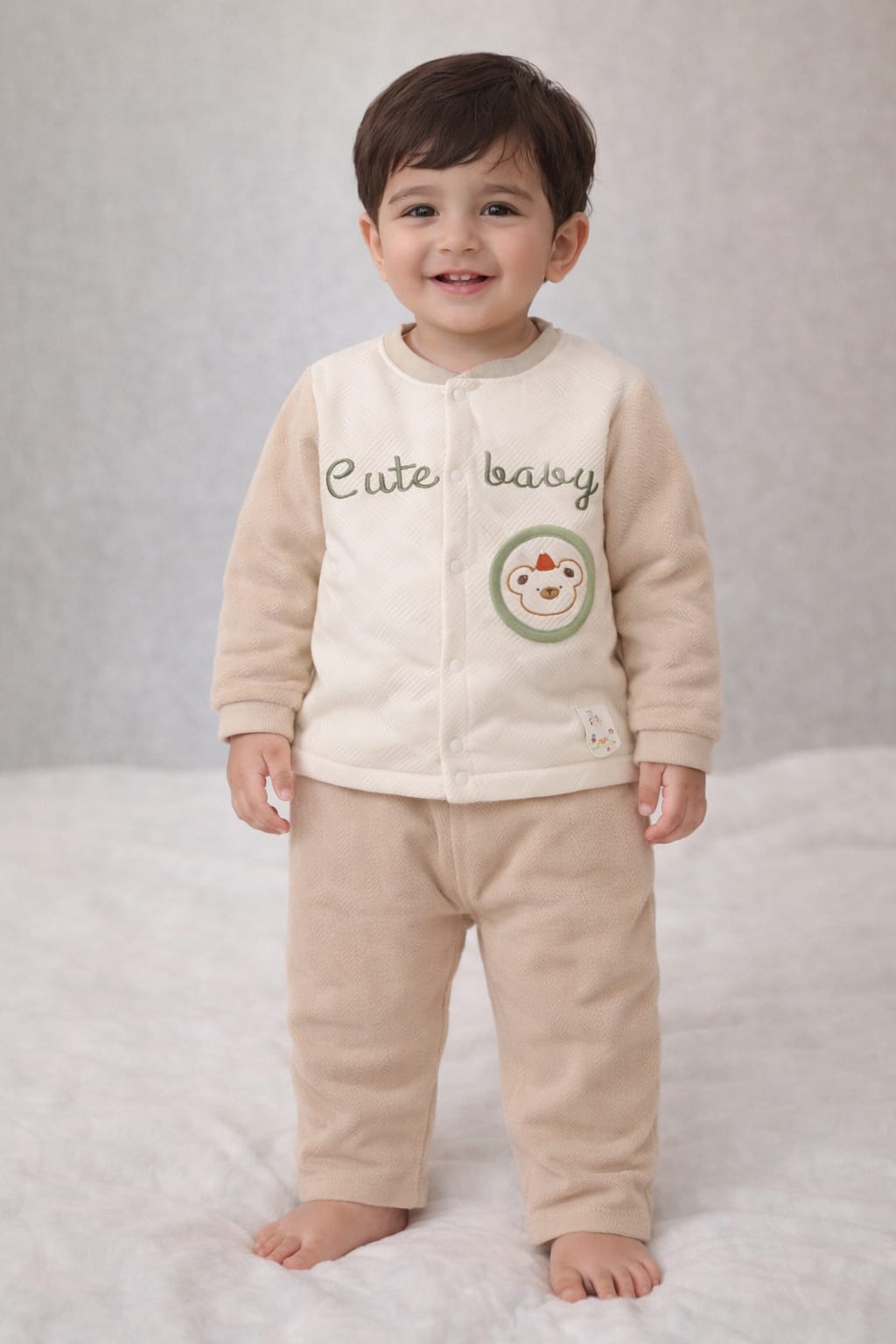 Baby Off White long-sleeved top and pant