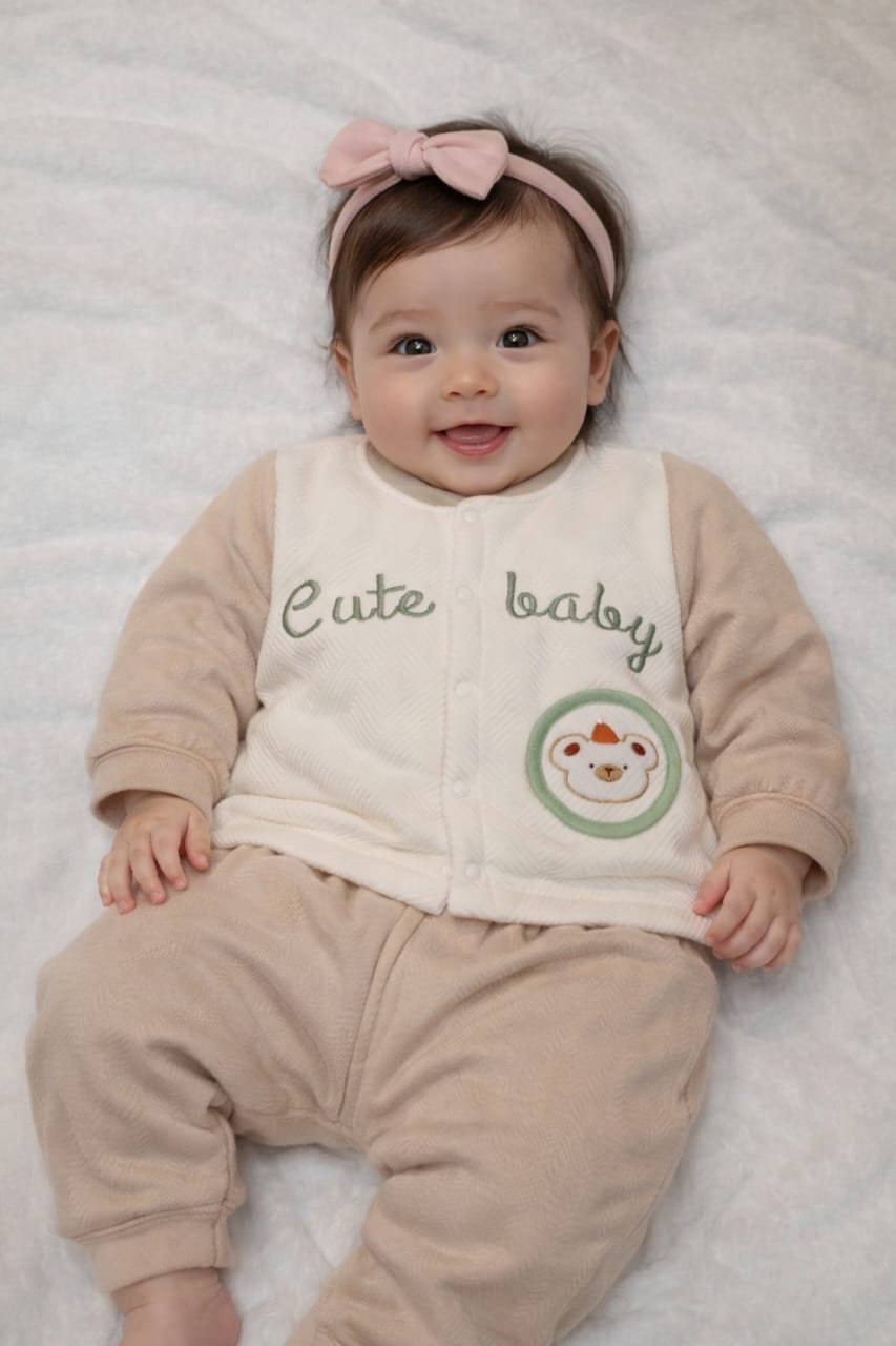 Baby Off White long-sleeved top and pant