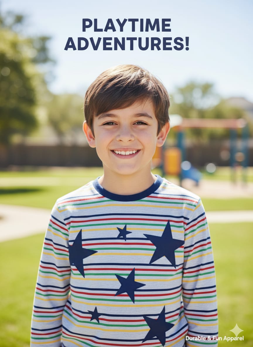 Shirt for boys soft Jersey staff