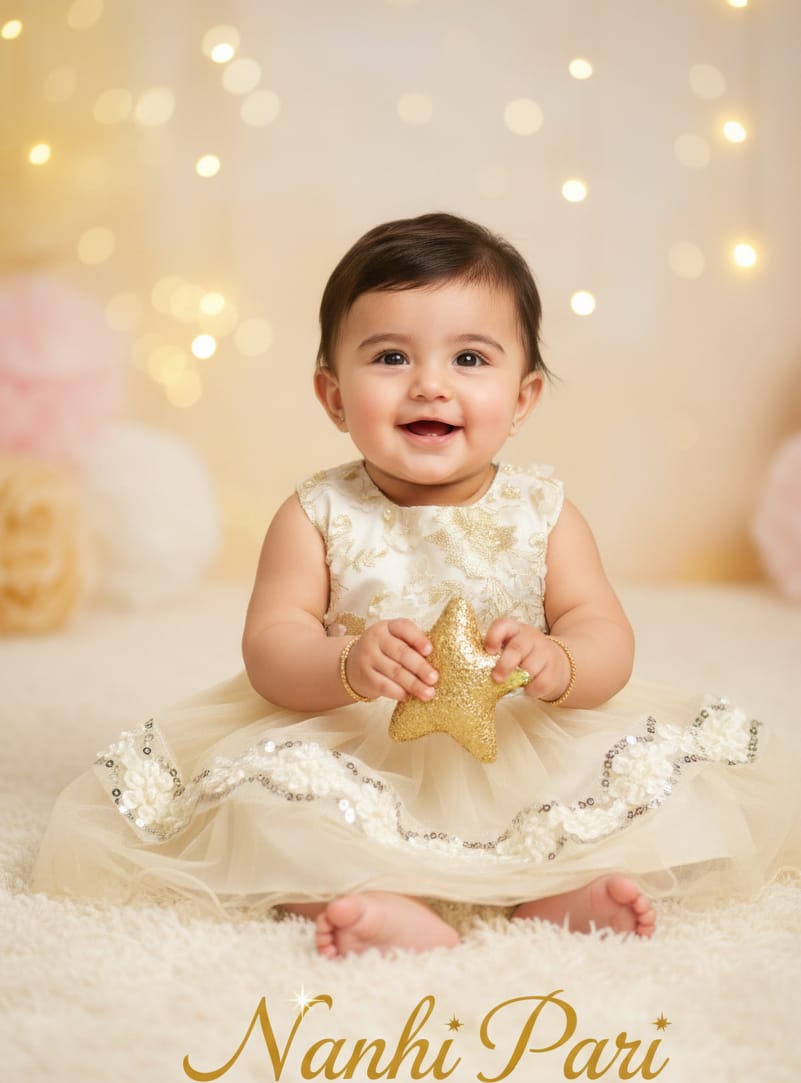 Fancy frock skin colour for net