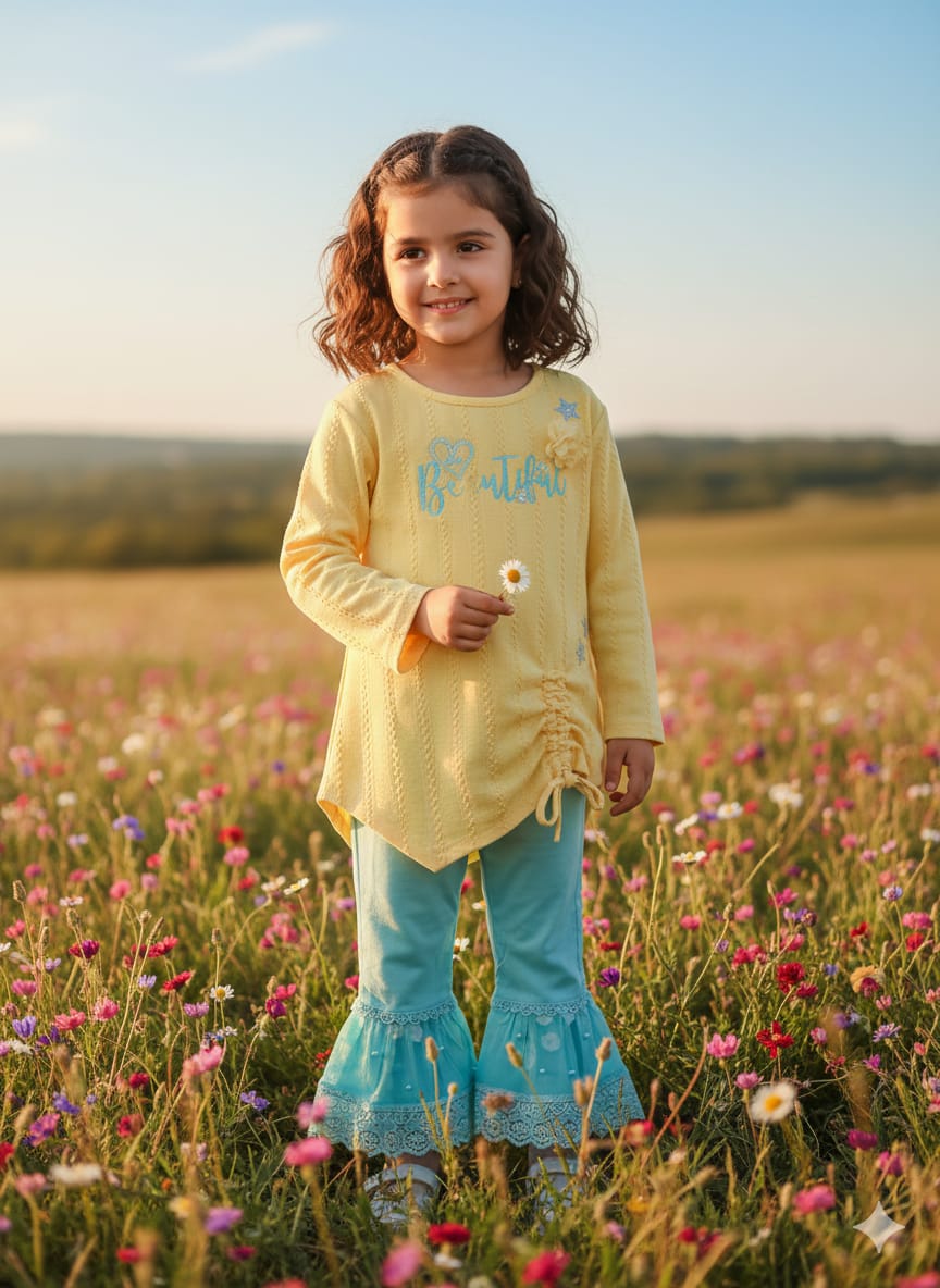 Girl long-sleeved Shirt and Pant